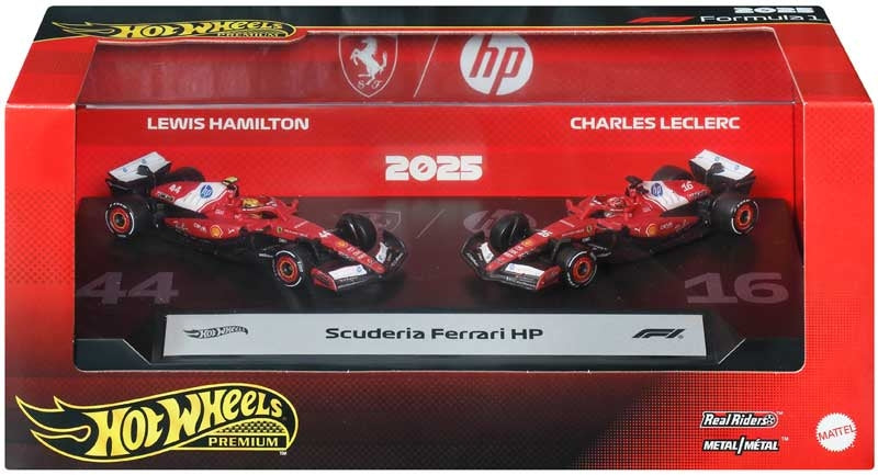 Hot Wheels Premium Formula 1 2 - Pack: Scuderia Ferrari Hp