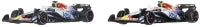 Hot Wheels Premium Formula 1 2 - Pack: Visa Cash App Racing