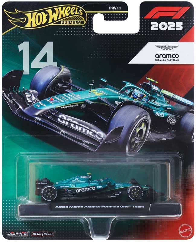 Hot Wheels Premium Formula 1: Aston Martin Aramco f1 Team Fe