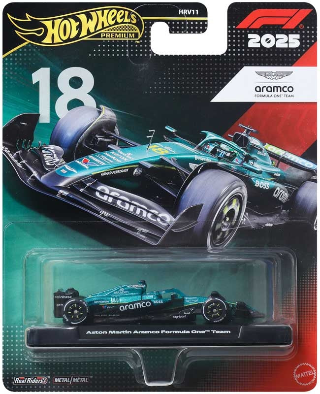 Hot Wheels Premium Formula 1: Aston Martin Aramco f1 Team La