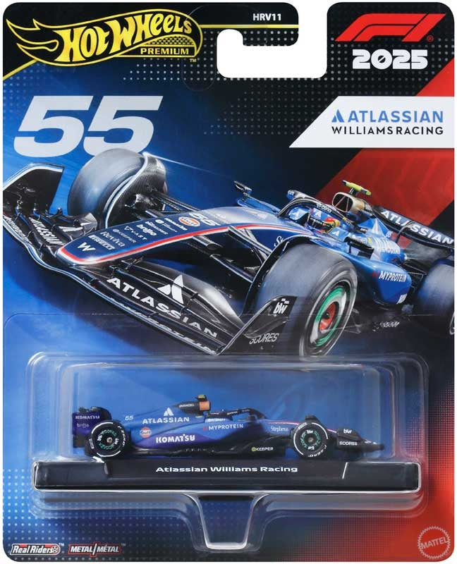 Hot Wheels Premium Formula 1: Atlassian Williams Racing Carl