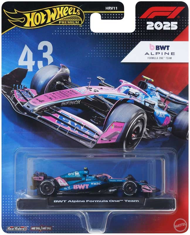 Hot Wheels Premium Formula 1: Bwt Alpine f1 Team Jack Doohan