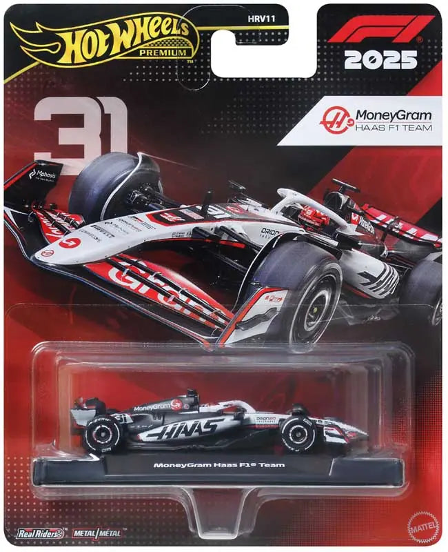 Hot Wheels Premium Formula 1: Moneygram Haas f1 Team Esteban