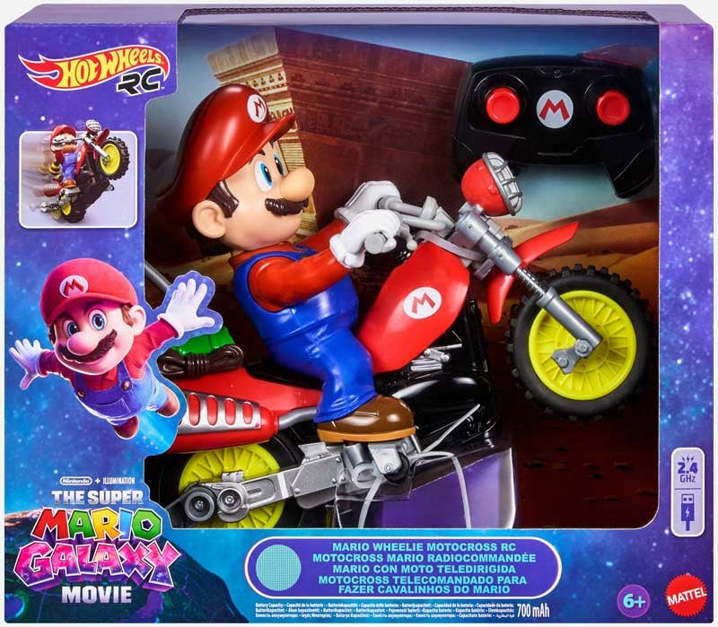 Hot Wheels Mario Wheelie Motorcross RC