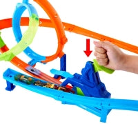 Hot Wheels Stunt Tracks Rapid Launch & Crash
