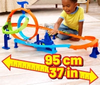 Hot Wheels Stunt Tracks Rapid Launch & Crash
