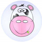 Inflatable Beach Ball Farm Faces 30 Cm Assorted