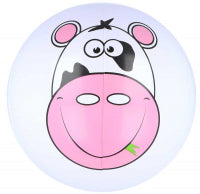 Inflatable Beach Ball Farm Faces 30 Cm Assorted