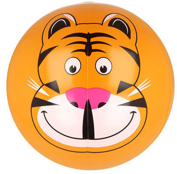 Inflatable Beach Ball Jungle Faces 30 Cm Assorted