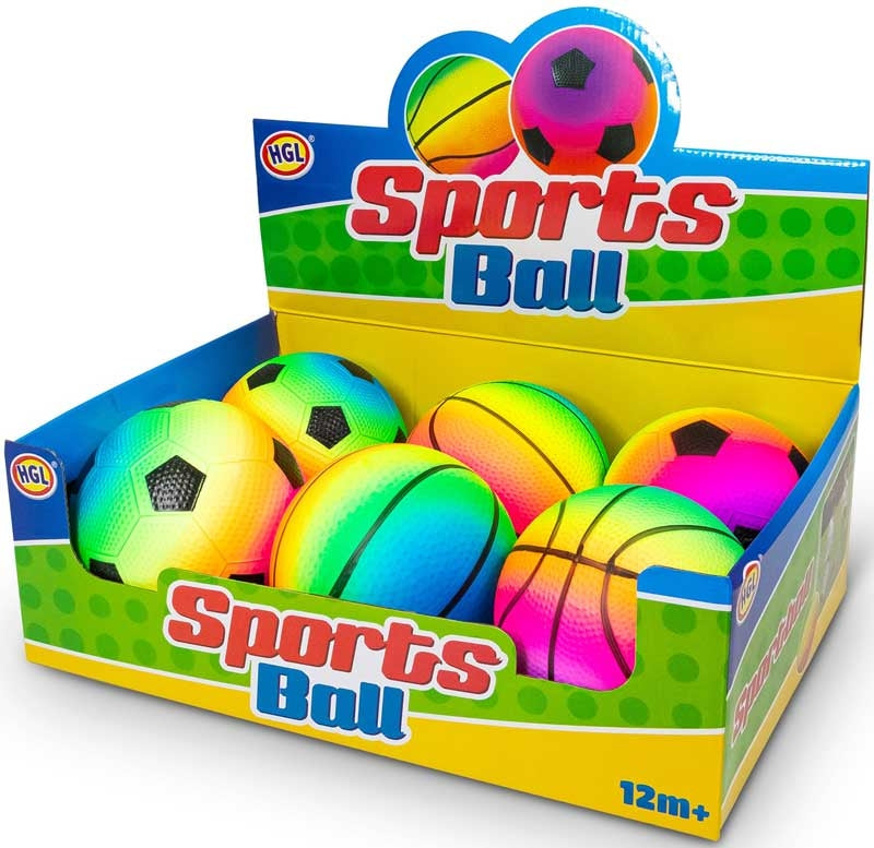 Inflated Rainbow Ball Assorted