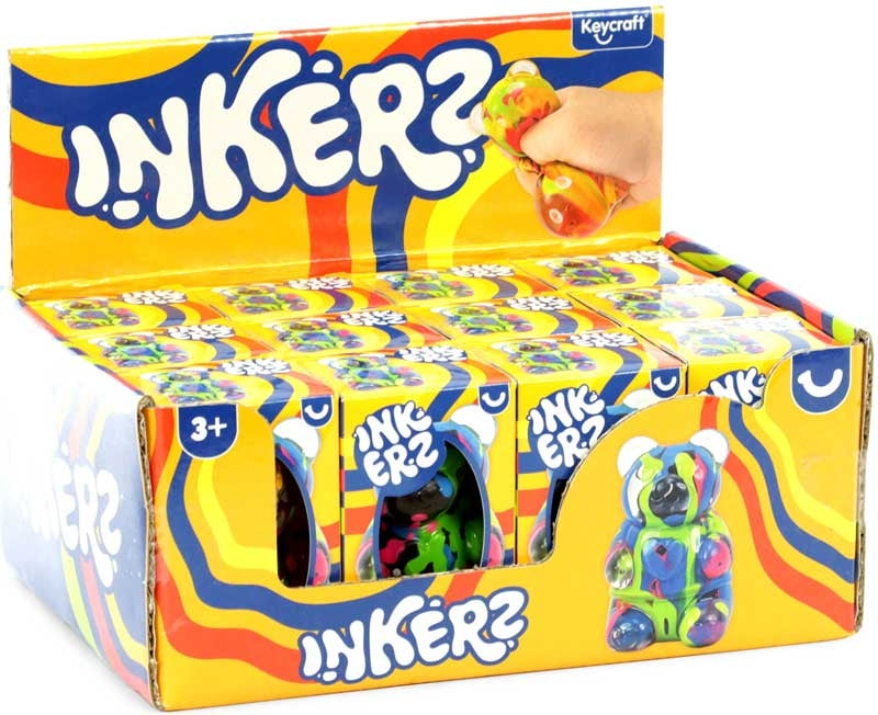 Inkerz Teddy Bear Paint Sensory Toy Assorted