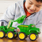 John Deere Mini Sandbox Tractor And Dump Truck Set