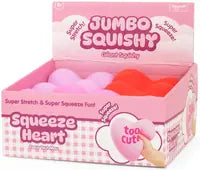 Jumbo Squishy Hearts Assorted