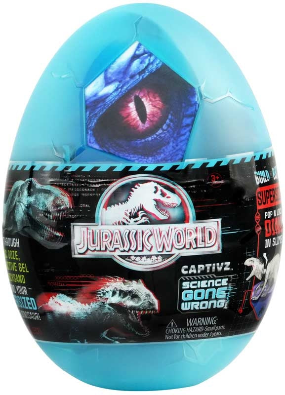 Jurassic World Captivz Science Gone Wrong Surprise Egg Assot