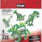 Knex Dynamic Dino 225 Pc - 6 Model Motorised Set With Ba