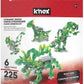 Knex Dynamic Dino 225 Pc - 6 Model Motorised Set With Ba