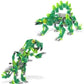 Knex Dynamic Dino 225 Pc - 6 Model Motorised Set With Ba
