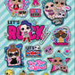 L.o.l.surprise Glitter Foil Stickers