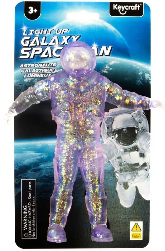 Light Up Galaxy Spaceman Sensory Toy Assorted