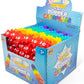 Light Up Suction Push Popper Rainbow Caterpillar