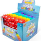 Light Up Suction Push Popper Rainbow Caterpillar