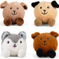 Little Living Nature Play Dog Pet Plush Assorted