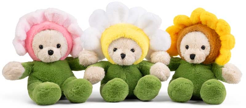 Little Living Nature Play Flower Plush Assorted