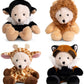 Little Living Nature Play Safari Animal Plush Assorted