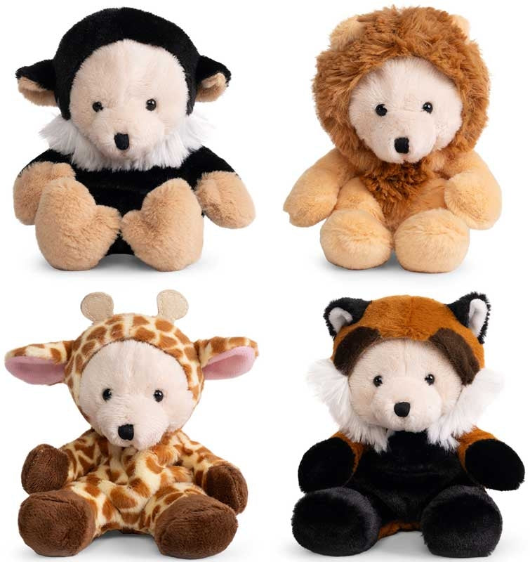 Little Living Nature Play Safari Animal Plush Assorted