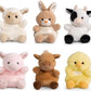 Little Living Nature Snugglies Farm Animal Plush Assorted