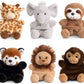 Little Living Nature Snugglies Safari Animal Plush Assorted