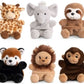 Little Living Nature Snugglies Safari Animal Plush Assorted