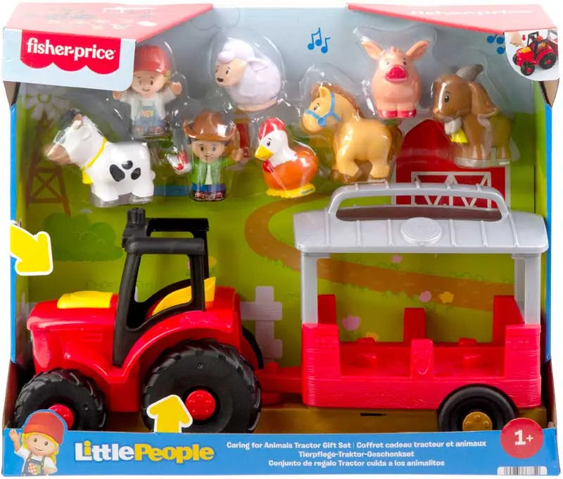 Little People Caring For Animals Tractor Gift Set