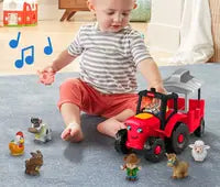 Little People Caring For Animals Tractor Gift Set