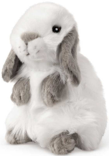Lop Eared Rabbit Grey Plush Stuffed Animal Toy