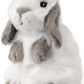 Lop Eared Rabbit Grey Plush Stuffed Animal Toy