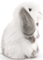 Lop Eared Rabbit Grey Plush Stuffed Animal Toy