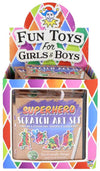 Magic Colour Scratch Eco Set Mini Super Hero 8.5 x 8.5 Cm
