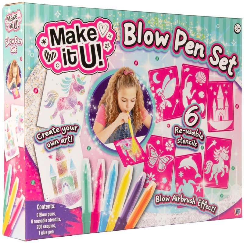 Make It You Airbrush Blow Pens 6 Pack