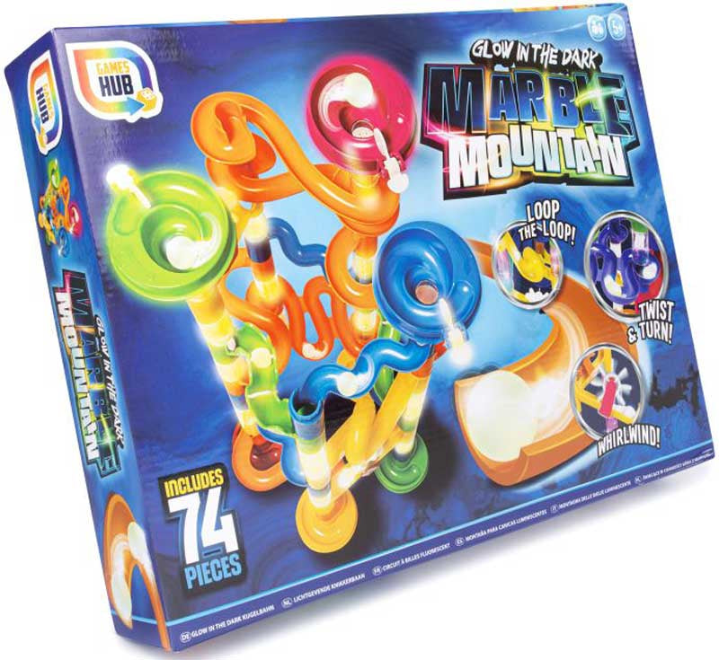 Marble Mega Mountain Glow In The Dark 74pc