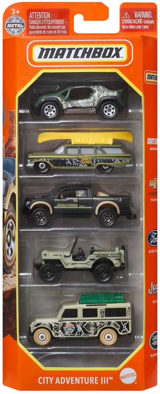 Matchbox 5 Car Giftpack Assorted.