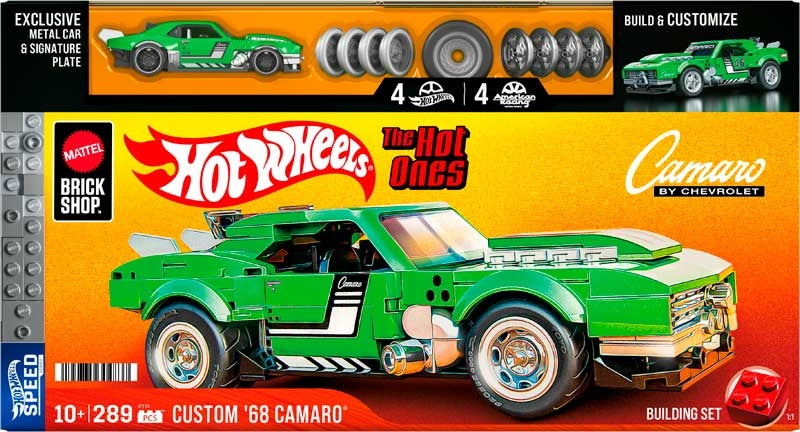 Mattel Brick Shop Hot Wheels Custom 68 Camaro