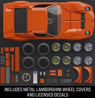 Mattel Brick Shop Hot Wheels Premium: Lamborghini Miura p400