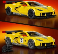 Mattel Brick Shop Hot Wheels Speed: Chevrolet Corvette c8.r