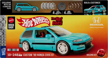 Mattel Brick Shop Hot Wheels Speed: Custom 90 Honda Civic Ef
