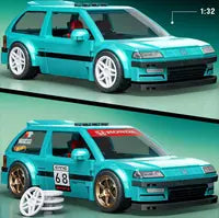 Mattel Brick Shop Hot Wheels Speed: Custom 90 Honda Civic Ef