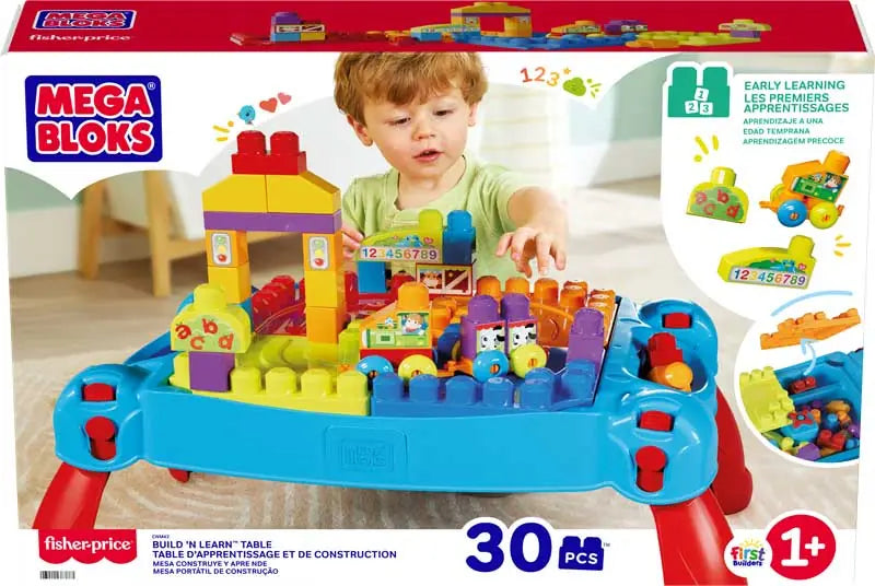 Mega Bloks Build N Learn Table - Classic