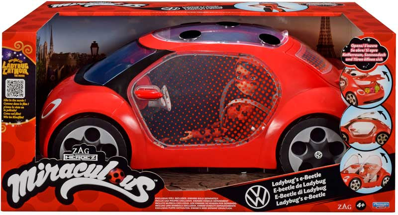 Miraculous Ladybug E-beetle Car With Fashion Doll