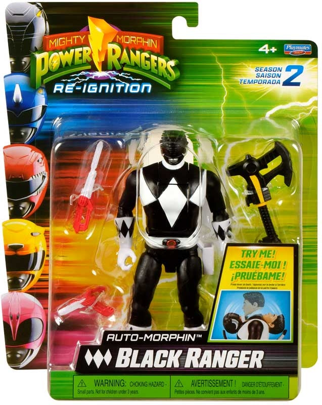 Mmpr Auto - Morphin Ranger Figure - Black Ranger