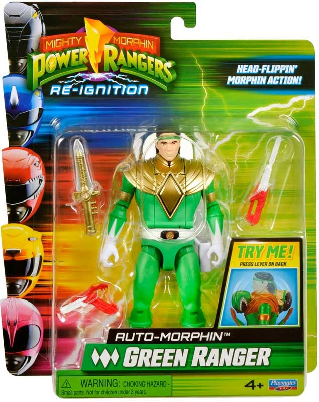 Mmpr Auto - Morphin Ranger Figure - Green Ranger